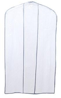 36" & 54" Clear Vinyl Flap Garment Bags