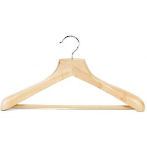 Ultimate Wide Suit Hanger w/ Vinyl Covered Pant Bar