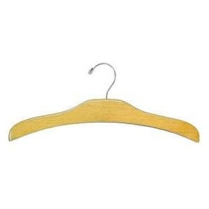 12" Elegant Natural Wooden Children's Shirt/Coat Hanger