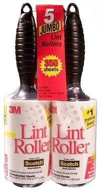 3M Brand 5 Pack Lint Rollers