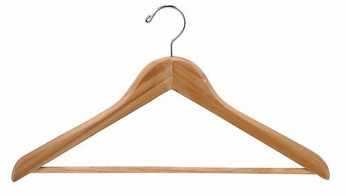 17" Aromatic Red Cedar Curved Luxury Suit Hanger
