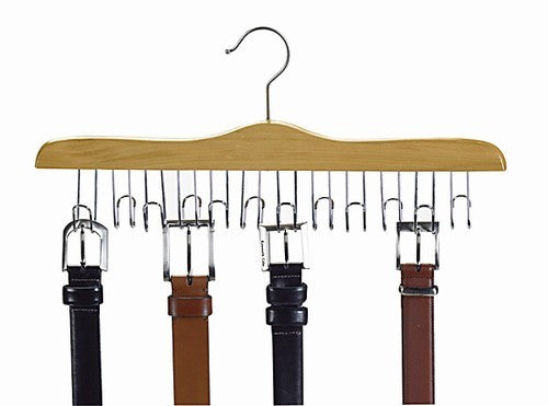 The Ultimate Wooden Belt Hanger