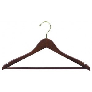 Space Saver Smart Walnut Suit Hanger Space Saver Smart Walnut Suit Hanger